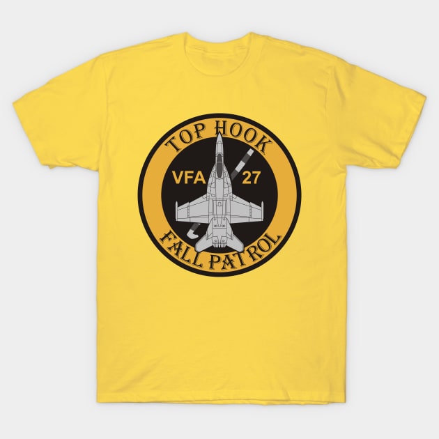 VFA-27 Royal Maces - F/A-18 T-Shirt by MBK